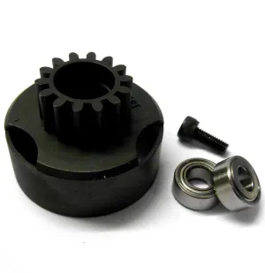 HS521014 1/10 RC Nitro Engine Vent Clutch Bell Housing 14T 14 Teeth   Bearings