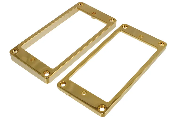 Humbucking Pickup Ring Set of 2 with Curved Bottom, Metal