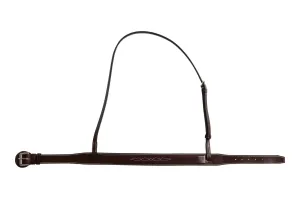 Huntley Equestrian Fancy Stitched Square Raised Noseband, 1 3/8" Inch wide. Noseband only.