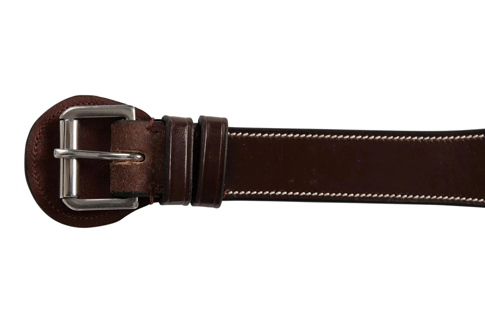 Huntley Equestrian Fancy Stitched Square Raised Noseband, 1 3/8" Inch wide. Noseband only.