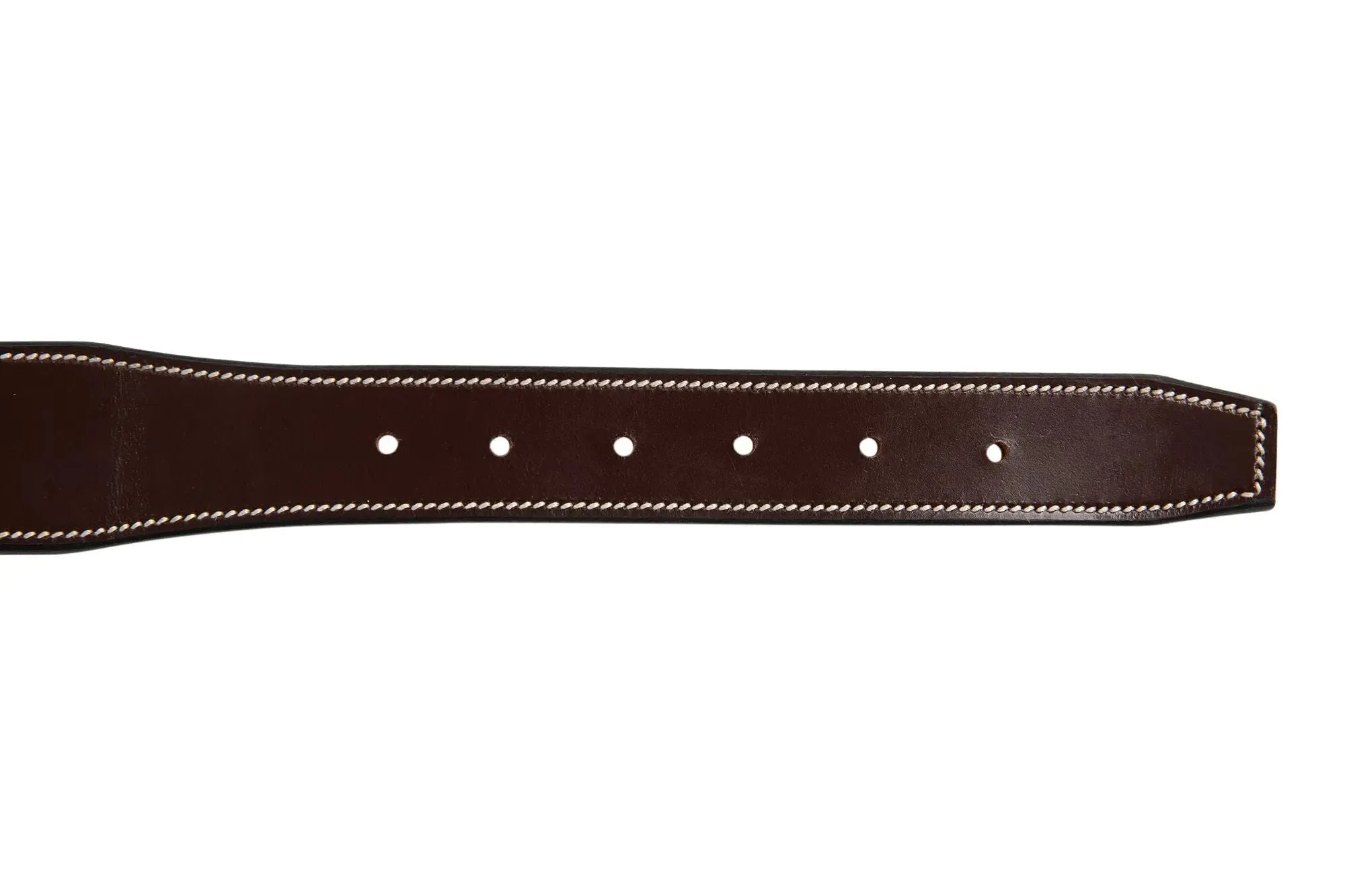 Huntley Equestrian Fancy Stitched Square Raised Noseband, 1 3/8" Inch wide. Noseband only.
