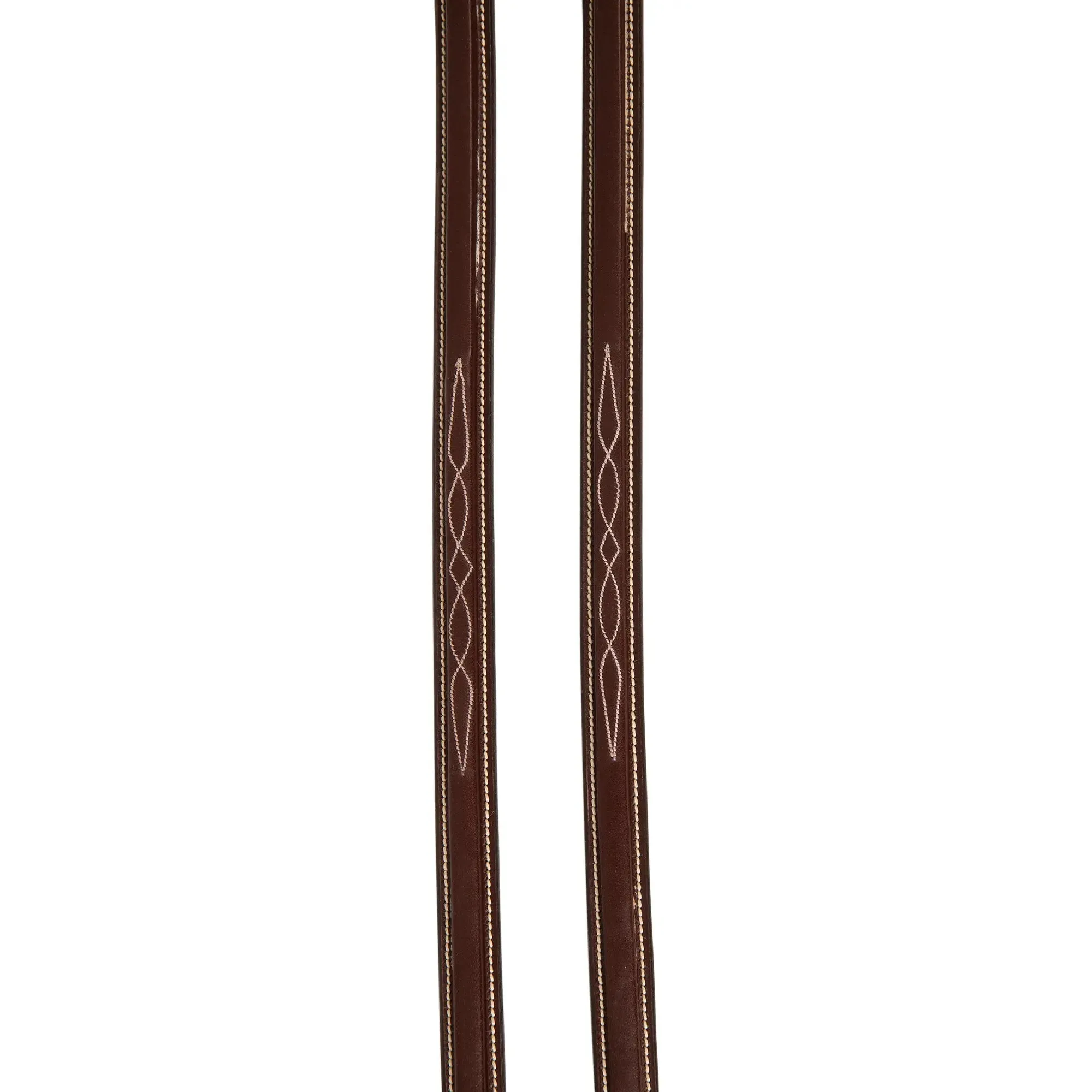 Huntley Equestrian Sedgwick Fancy Stitched Square Raised Laced Reins