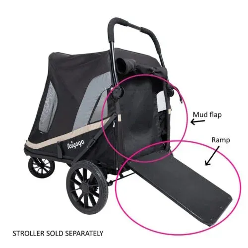 Ibiyaya Grand Cruiser Large Dog Stroller |   Included Supportive Cushion