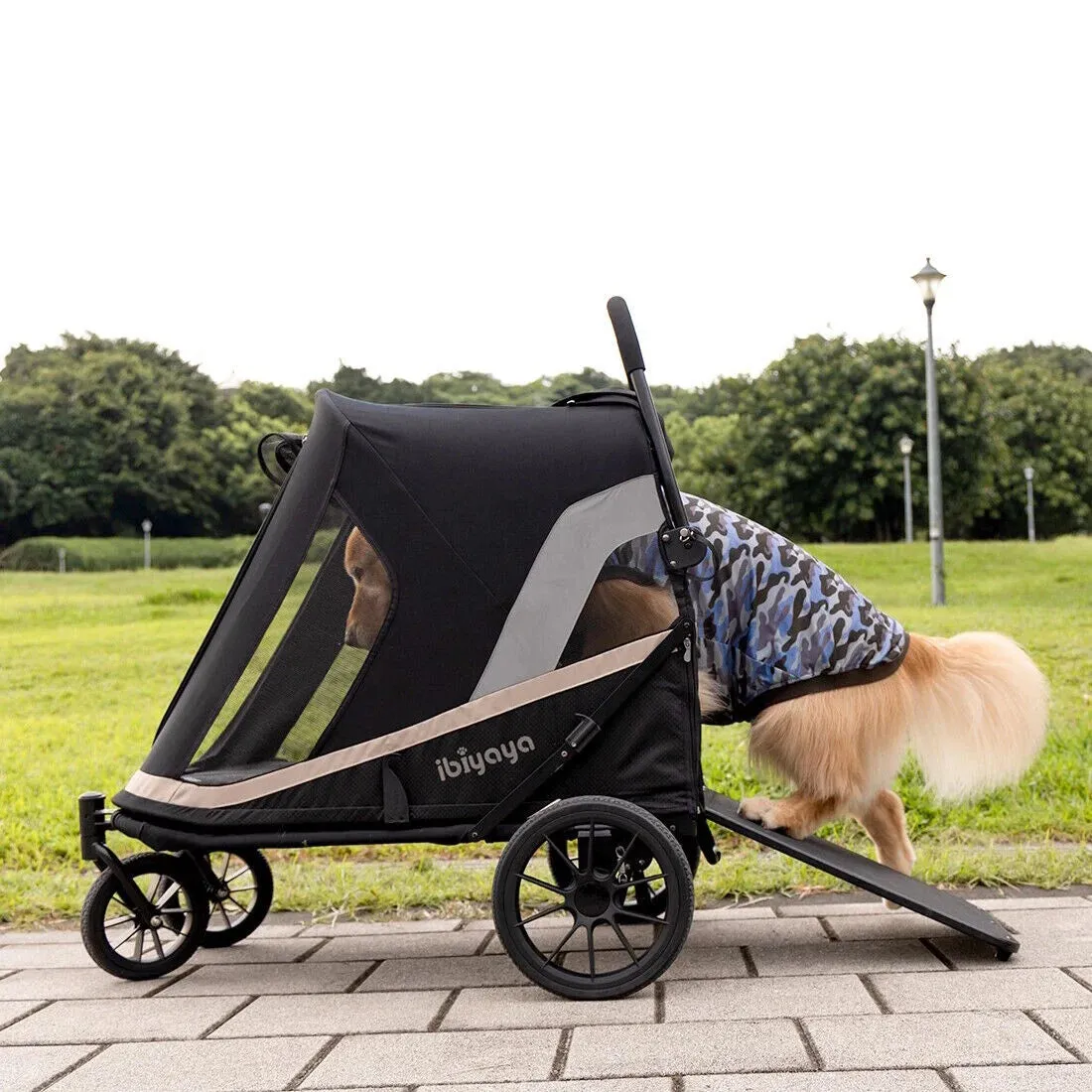 Ibiyaya Grand Cruiser Large Dog Stroller |   Included Supportive Cushion