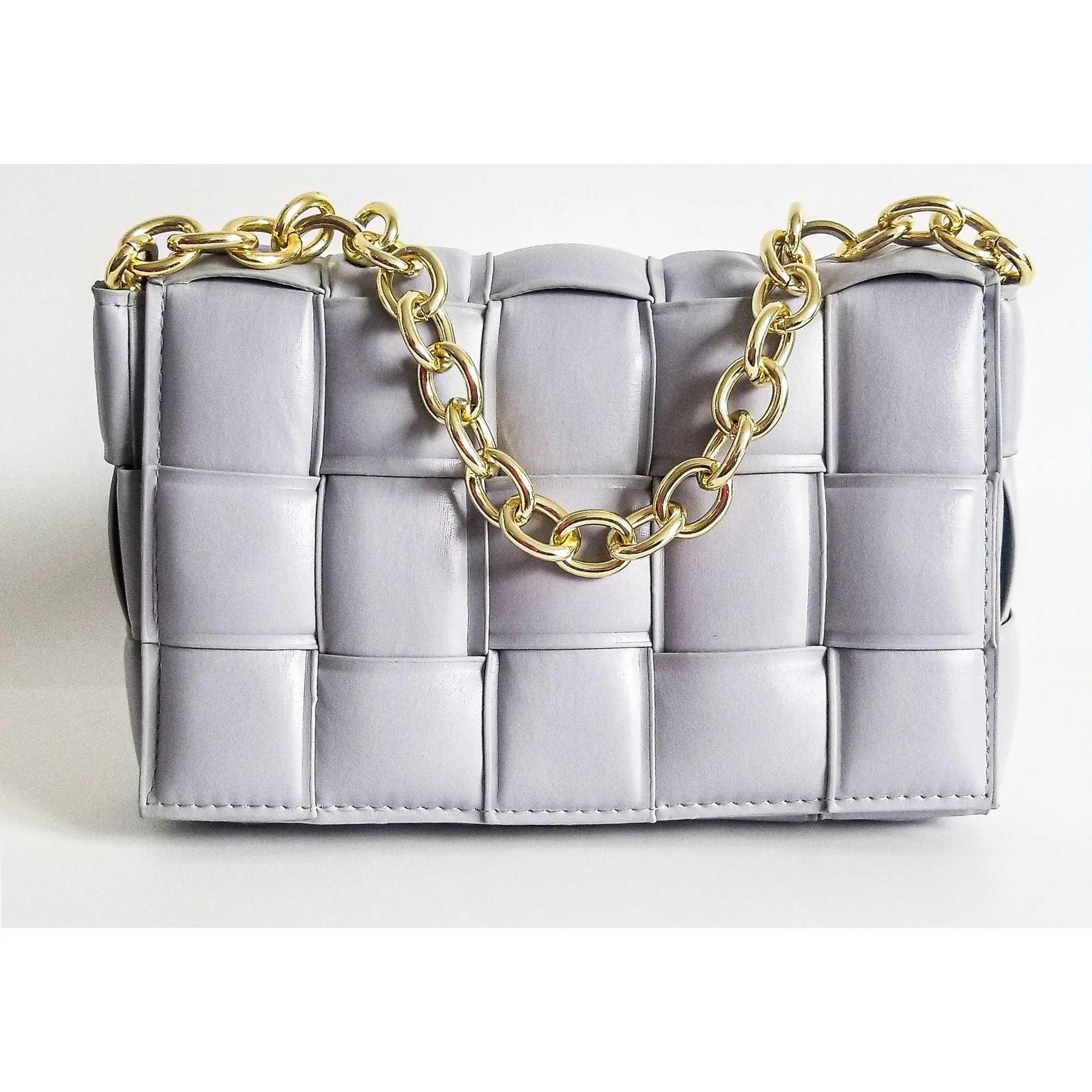 Imani Padded Cassette Chain Crossbody Handbag