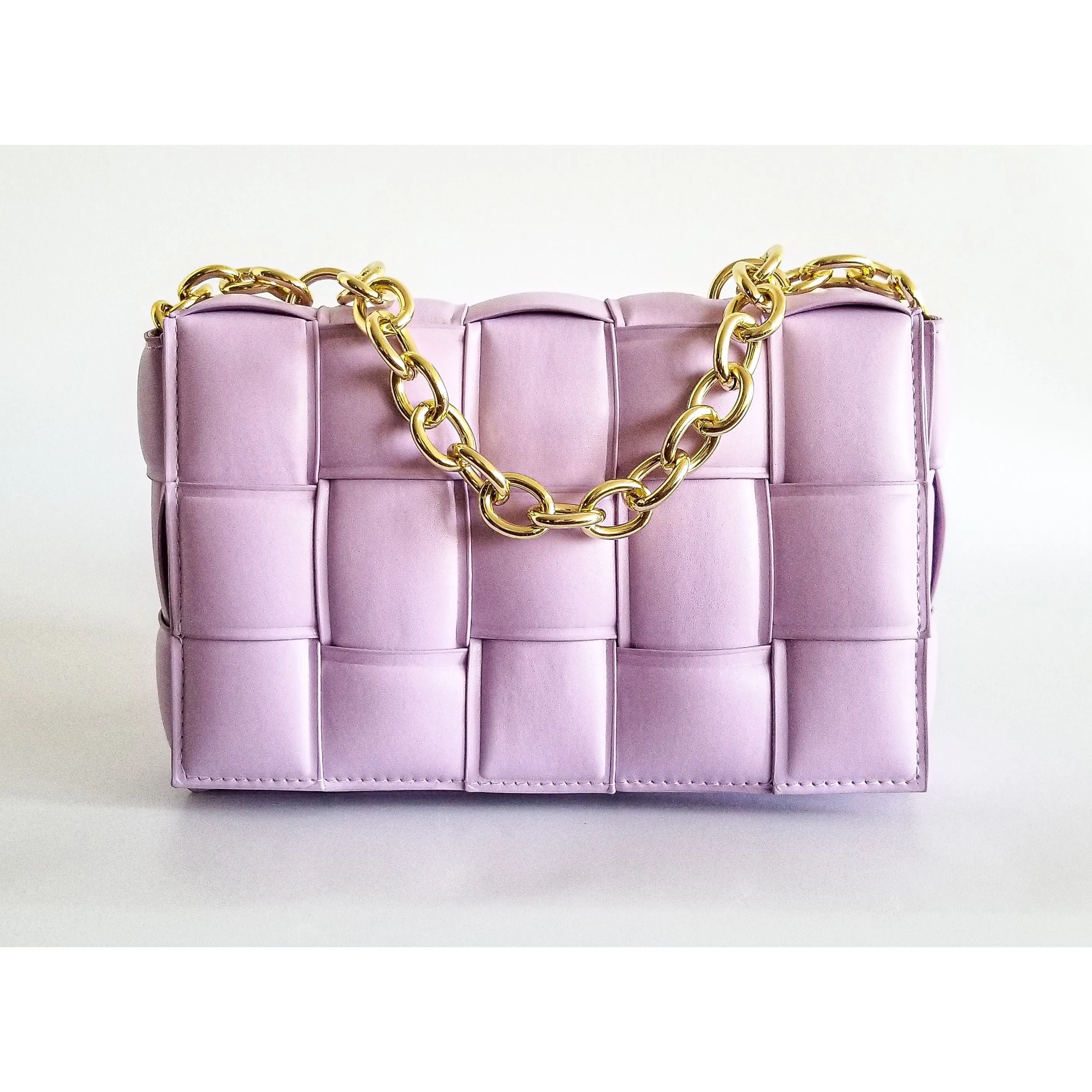 Imani Padded Cassette Chain Crossbody Handbag