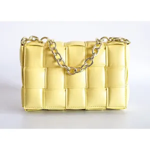 Imani Padded Cassette Chain Crossbody Handbag