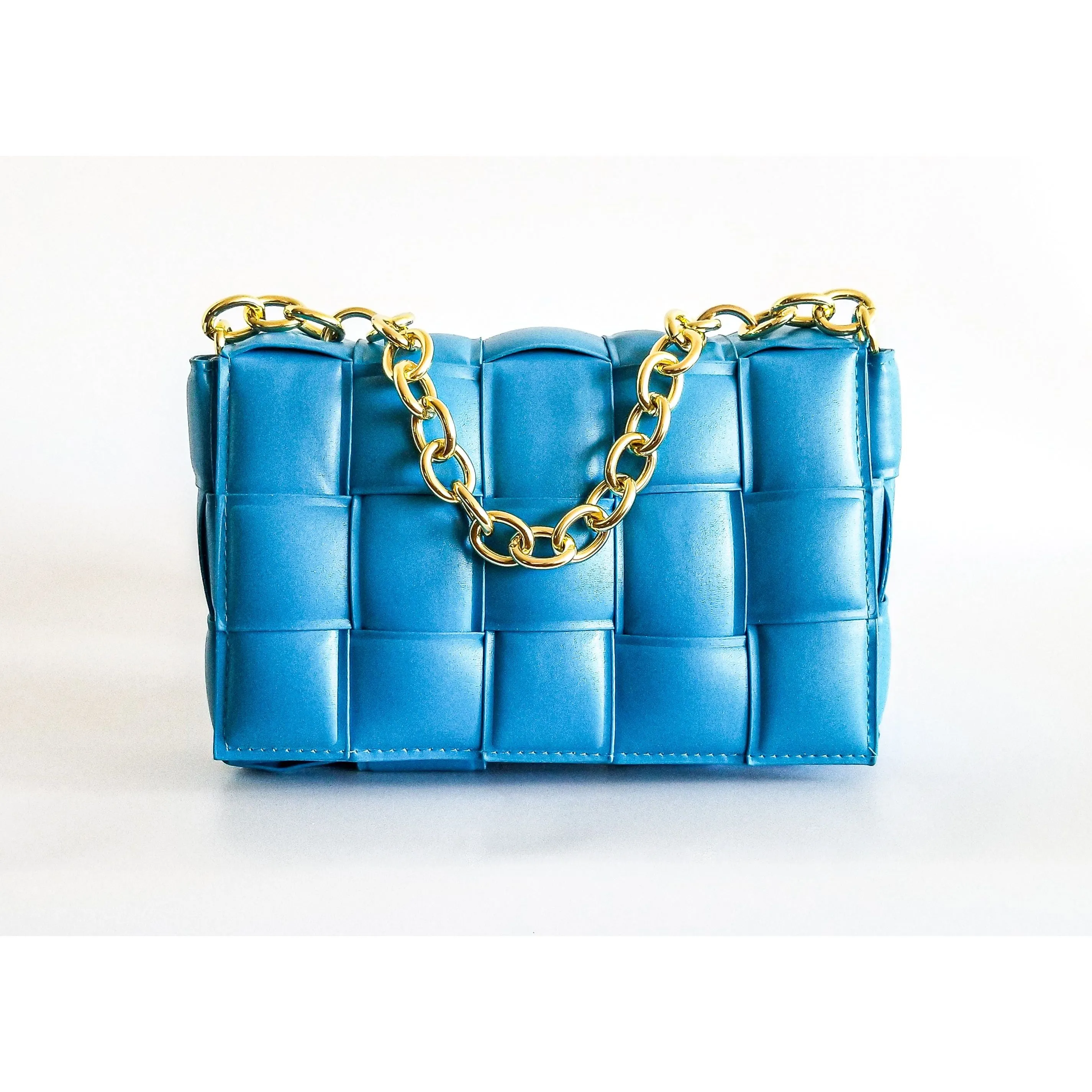 Imani Padded Cassette Chain Crossbody Handbag