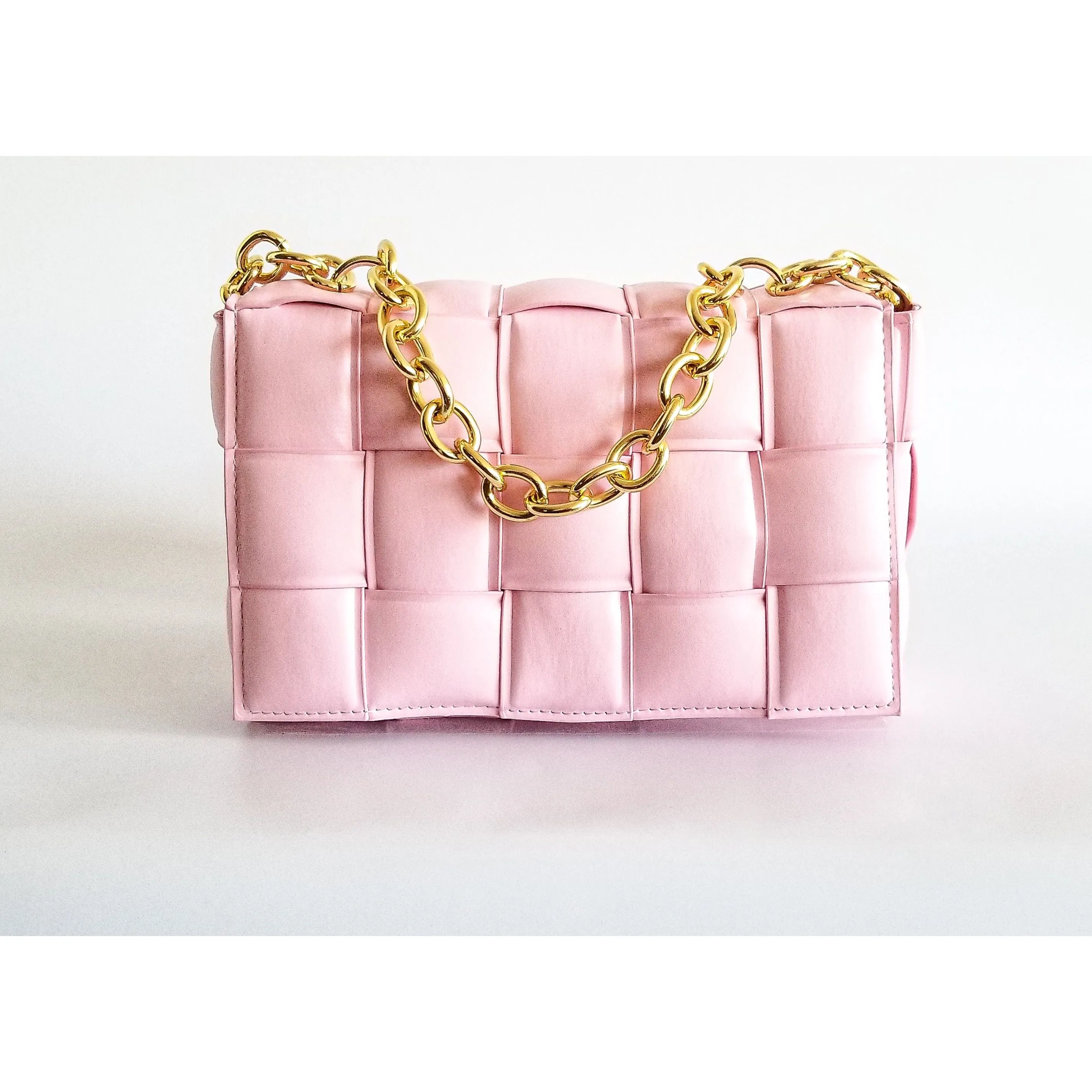 Imani Padded Cassette Chain Crossbody Handbag