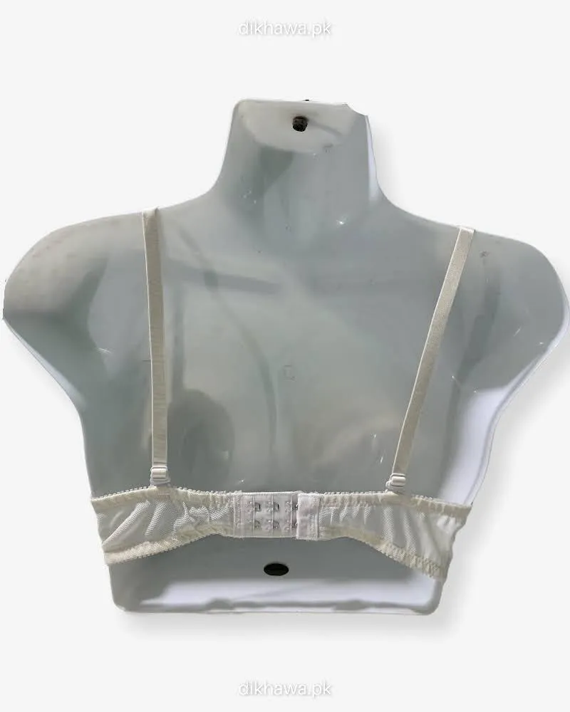 Imported Stocklot Branded  Net Pushup Bra - Underwired Bra  Non Padded Bra - Pack of 2