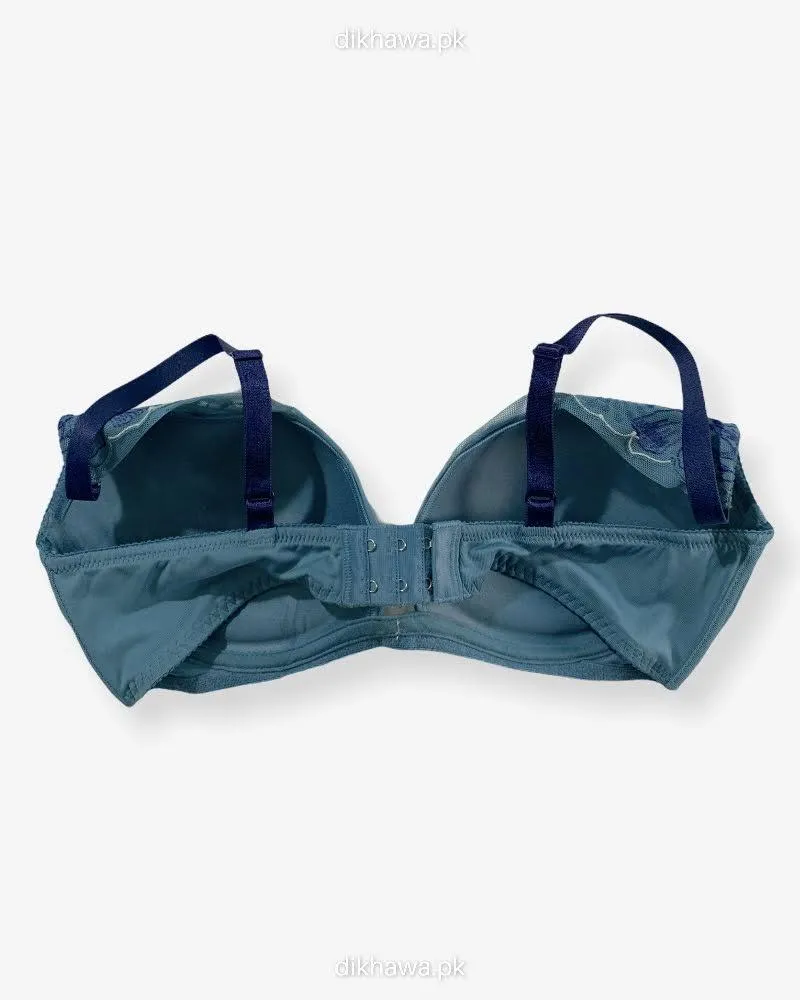 Imported Stocklot Branded  Net Pushup Bra - Underwired Bra  -Padded Bra - Pack of 2