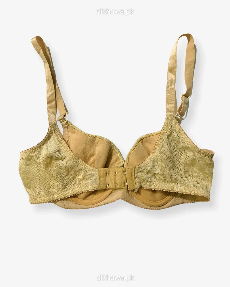 Imported Stocklot Branded  Net Pushup Bra - Underwired Padded Bra - Pack of 2