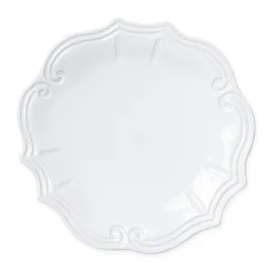 Incanto Stone White Baroque Dinner Plate