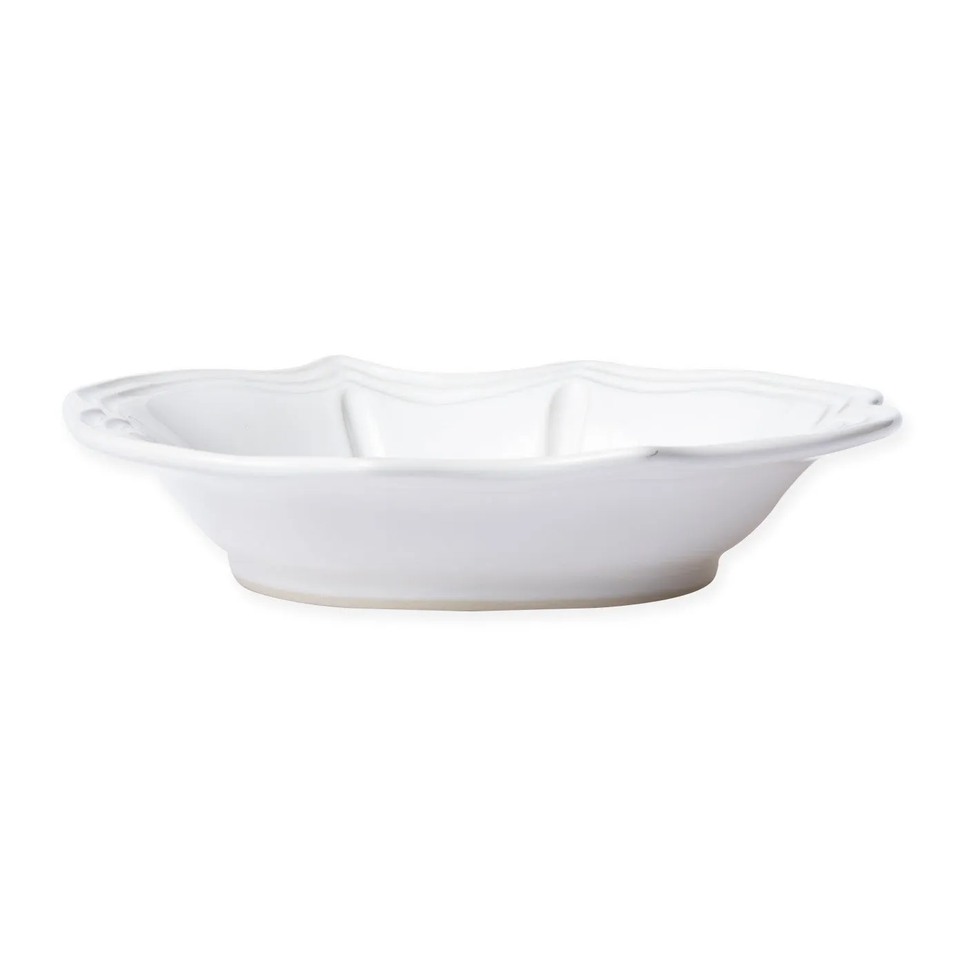 Incanto Stone White Baroque Pasta Bowl