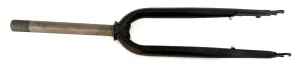 IZIP 1 1/8" 408mm Axle-to-Crown 26" Threaded Steel Bike Fork 100 QR Disc Brake