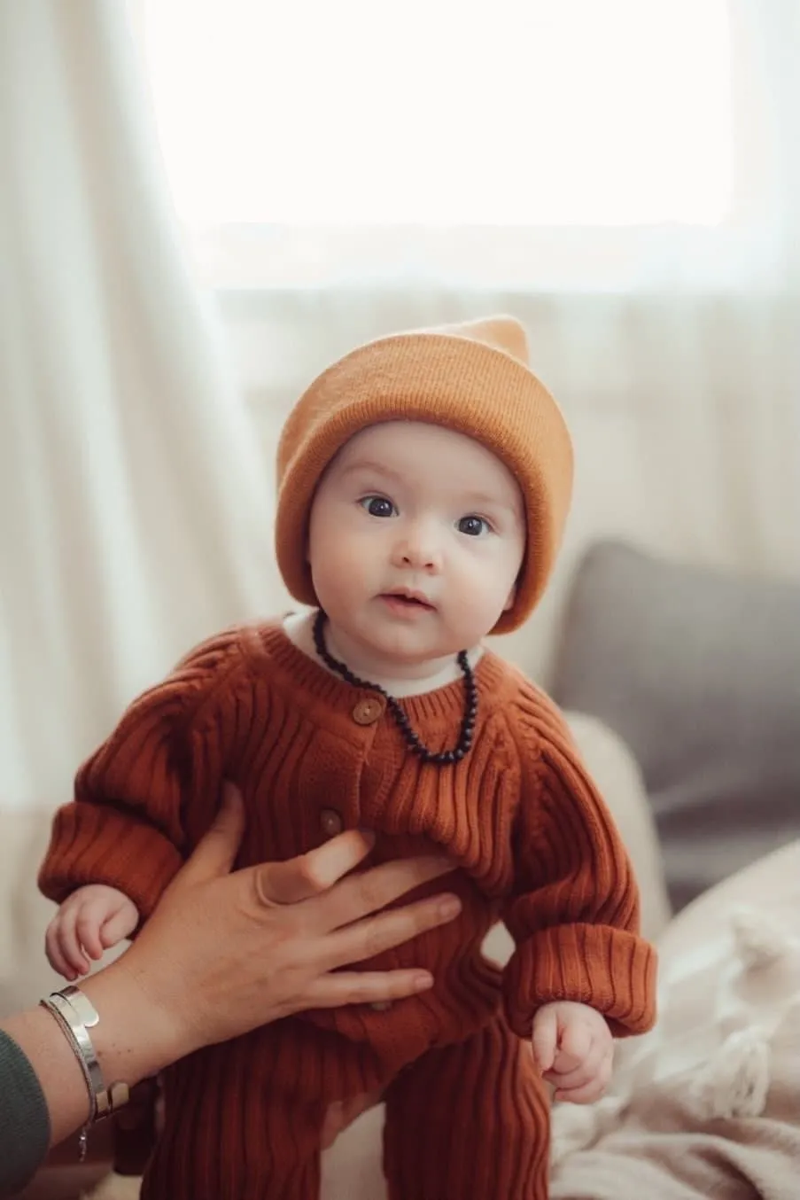 Jepha romper | burnt orange