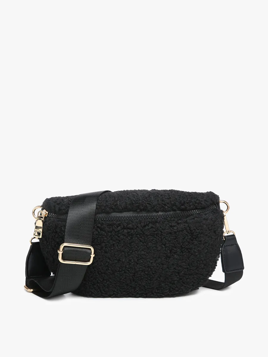 Jesslyn Sherpa Belt Bag with Guitar Strap
