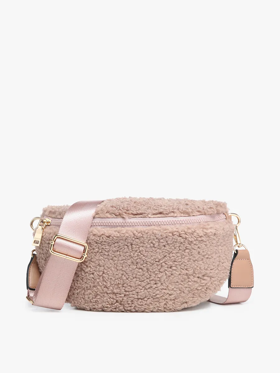 Jesslyn Sherpa Belt Bag with Guitar Strap