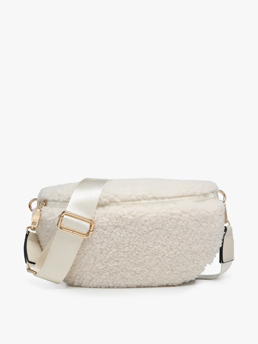 Jesslyn Sherpa Belt Bag with Guitar Strap