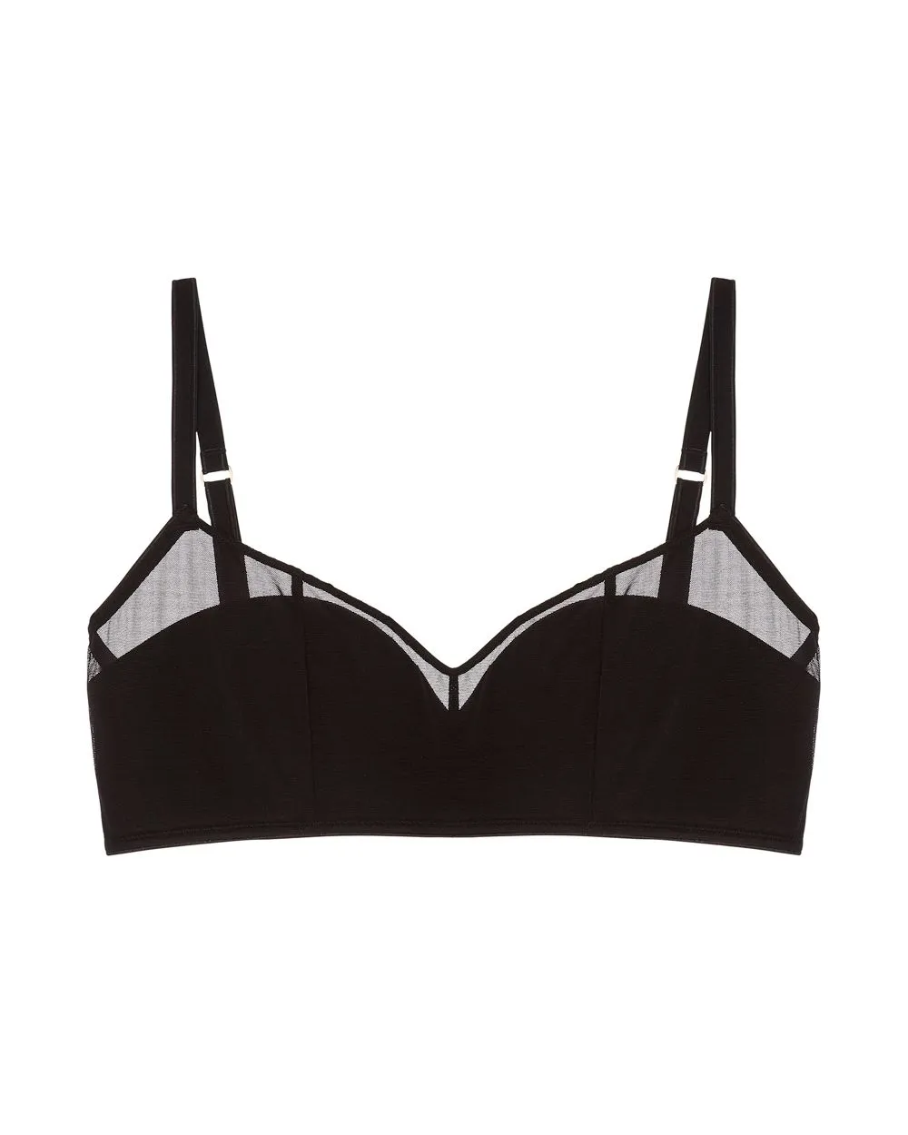 Jet Set Mesh Lightly Lined Bandeau Bra