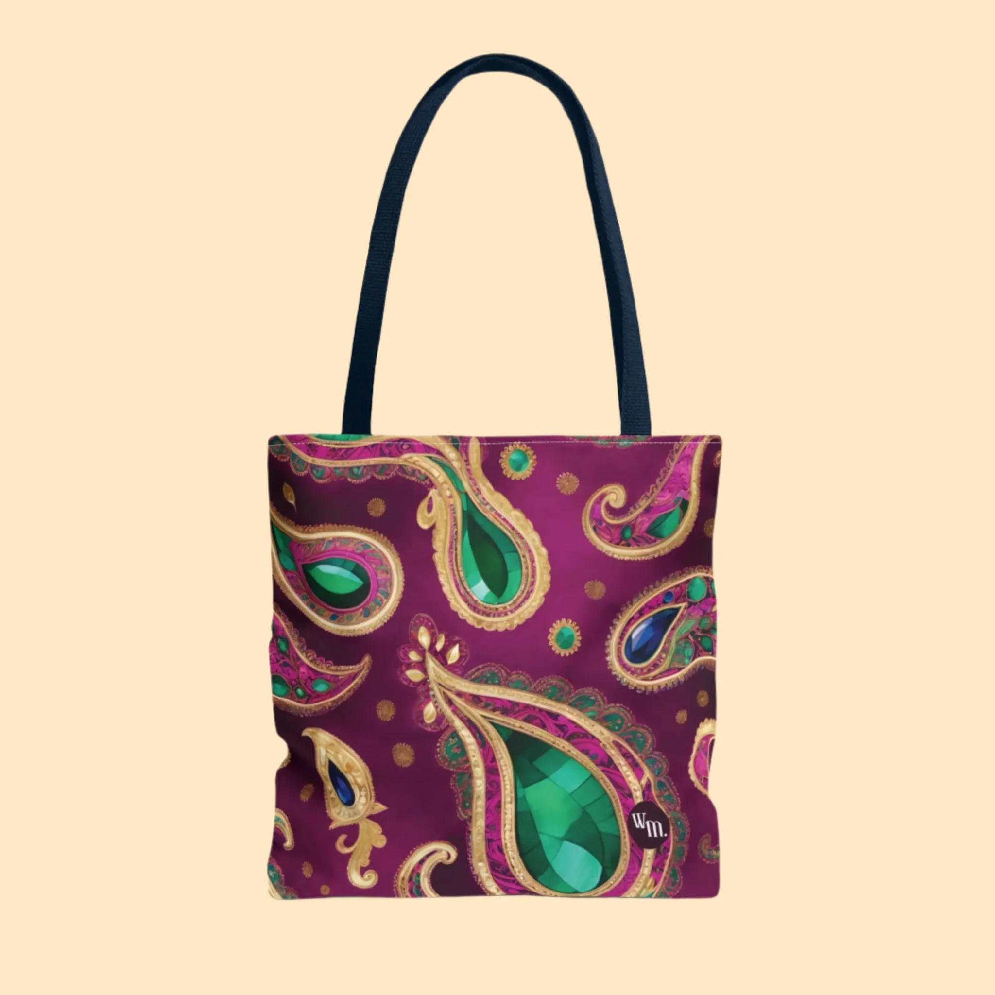 Jewel Boho Paisley Tote