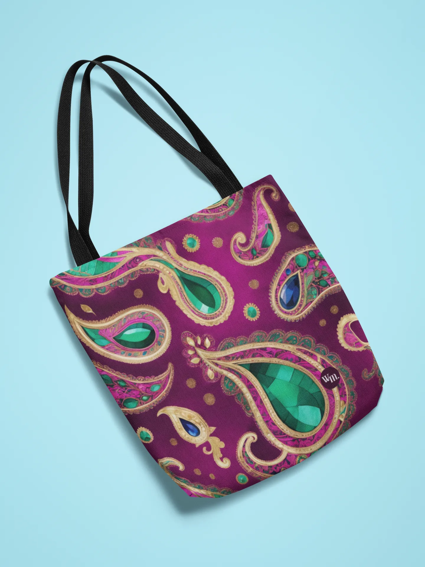 Jewel Boho Paisley Tote