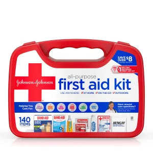 Johnson & Johnson Red Cross All Purpose First Aid Kit