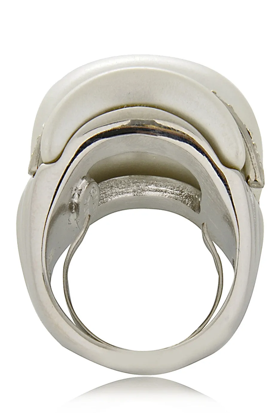 KENNETH JAY LANE MASELINA Crystal Pearl Ring