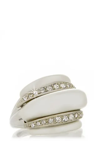 KENNETH JAY LANE MASELINA Crystal Pearl Ring