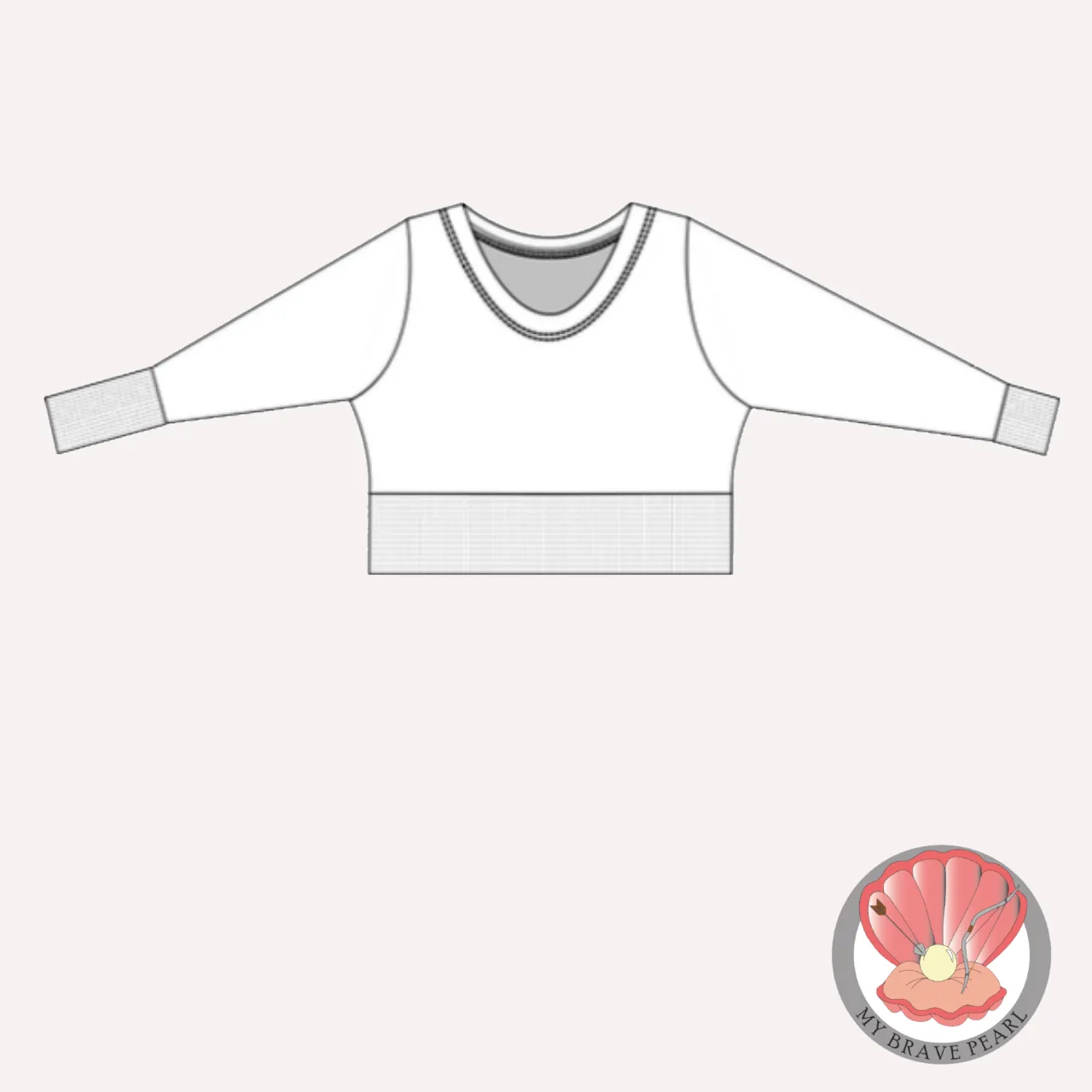 Kids Crop Hoodie