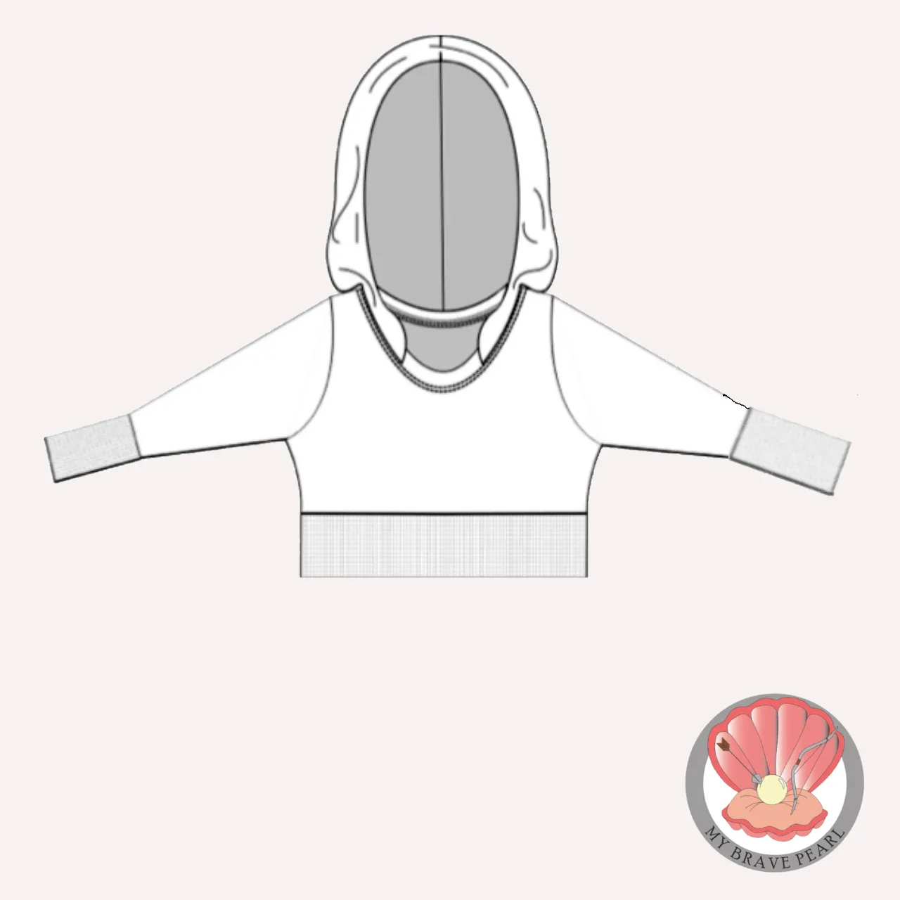 Kids Crop Hoodie