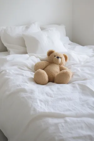 Kids Duvet Cover Set - White