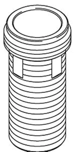 KOHLER K-3002510 Shank, Threaded