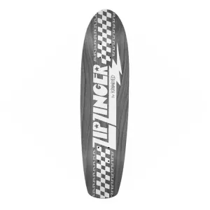 Krooked Zip Zinger Cruiser Shaped Skateboard Deck - 7.75