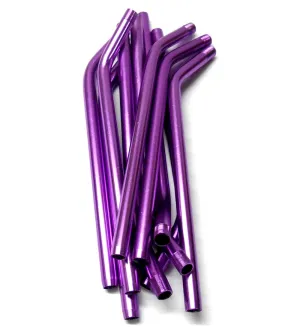 L11447 RC Nitro Fuel Refill Bottle Pipes Only x 10 Purple 8mm Diameter