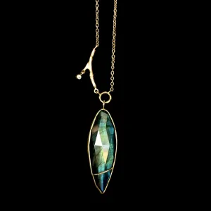 Labradorite Branch Necklace
