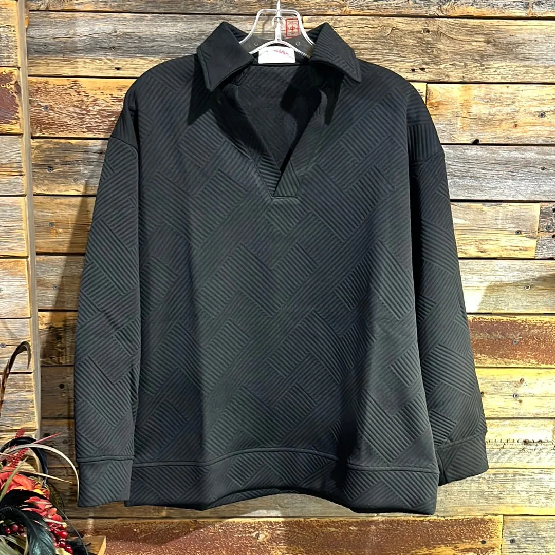 Lana Textured Top