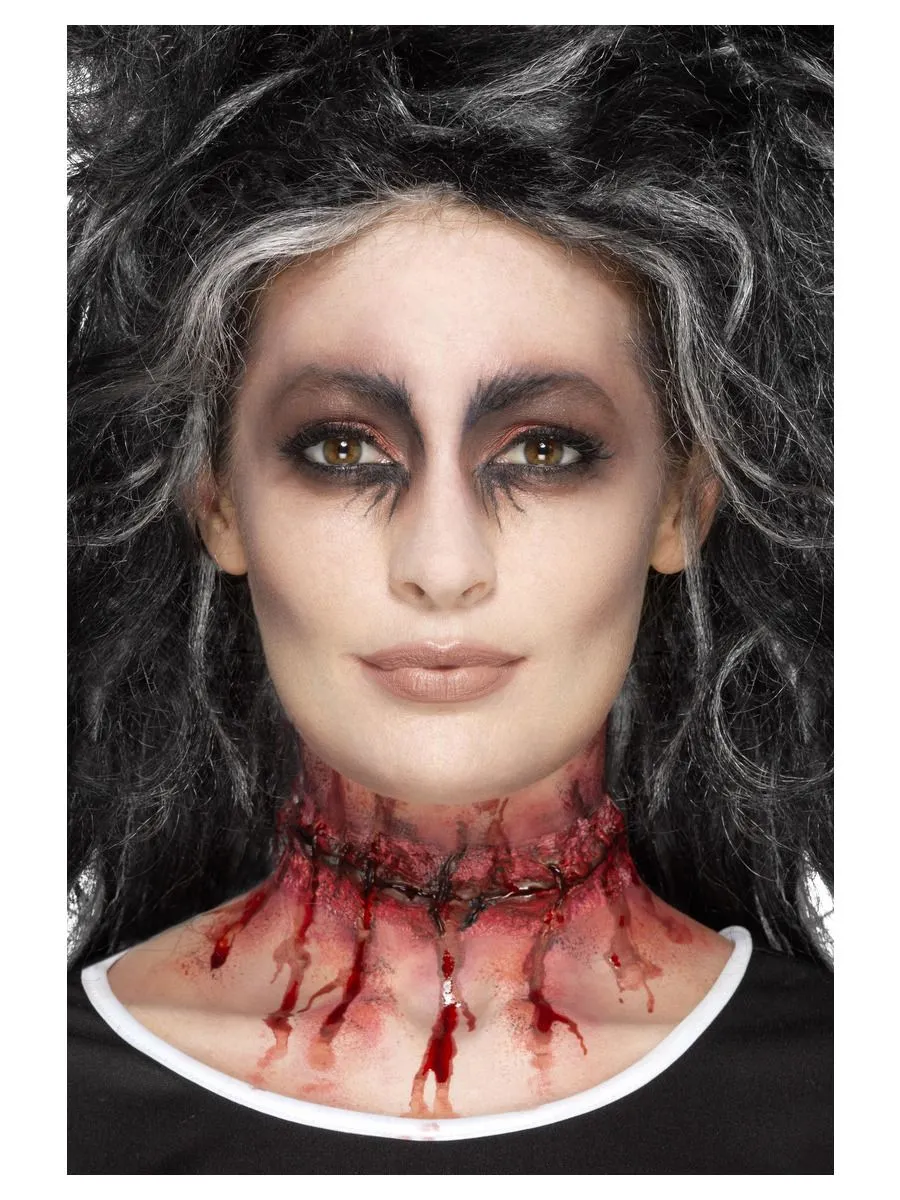 Latex Stitched Neck Scar
