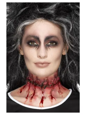 Latex Stitched Neck Scar