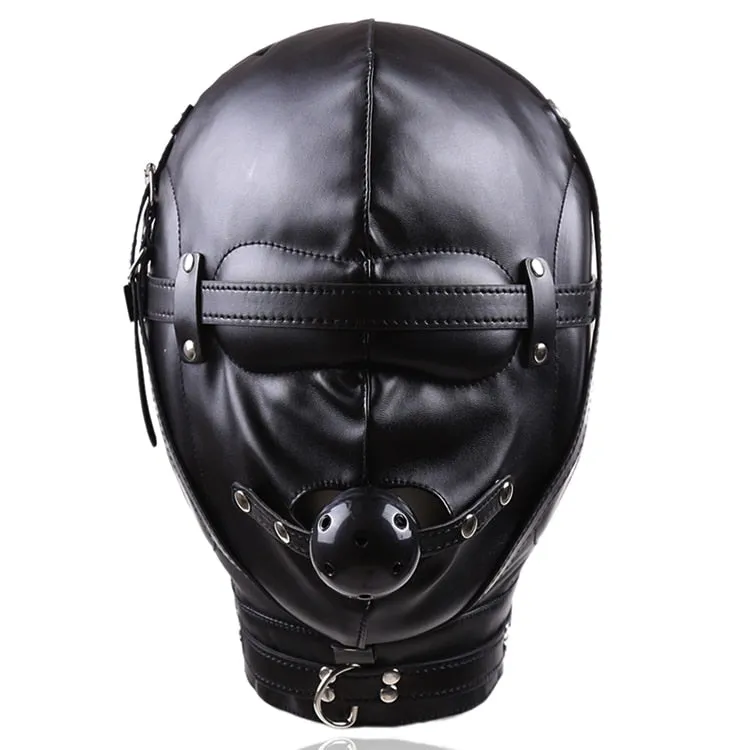 Leather Padded Hood