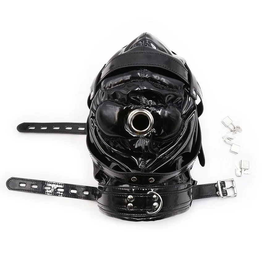 Leather Padded Hood