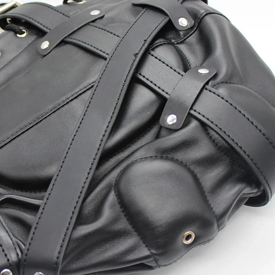 Leather Padded Hood