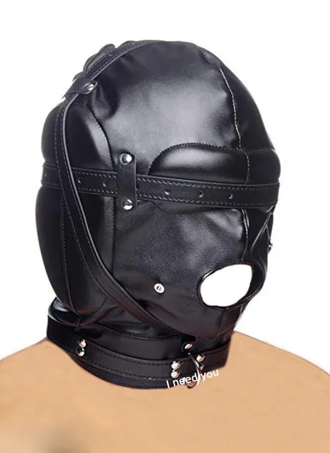 Leather Padded Hood