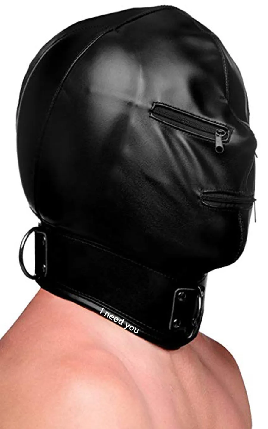 Leather Padded Hood