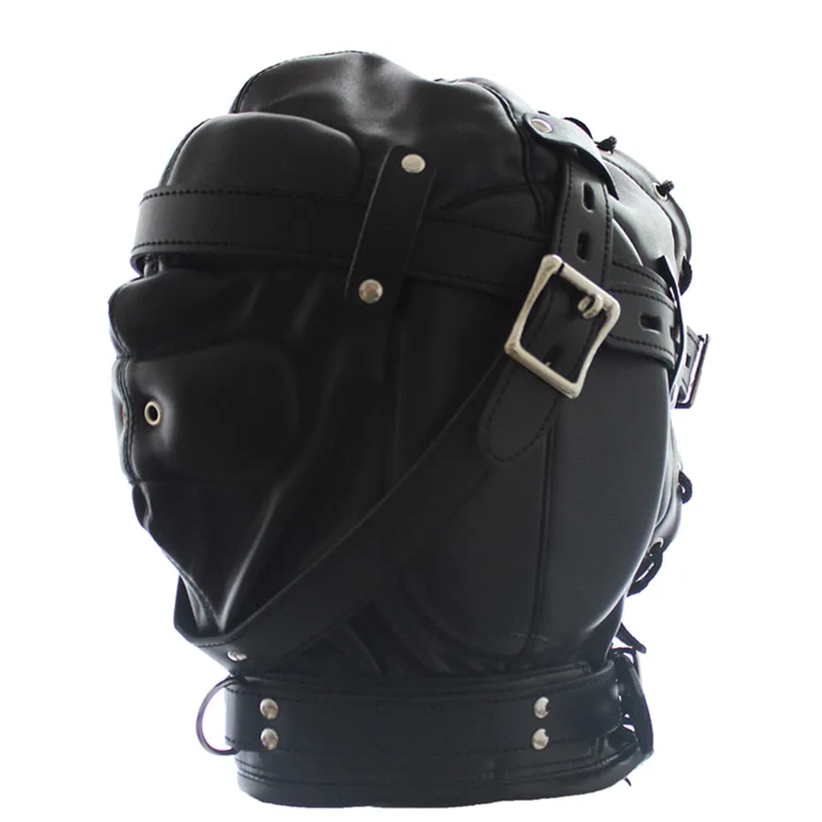 Leather Padded Hood