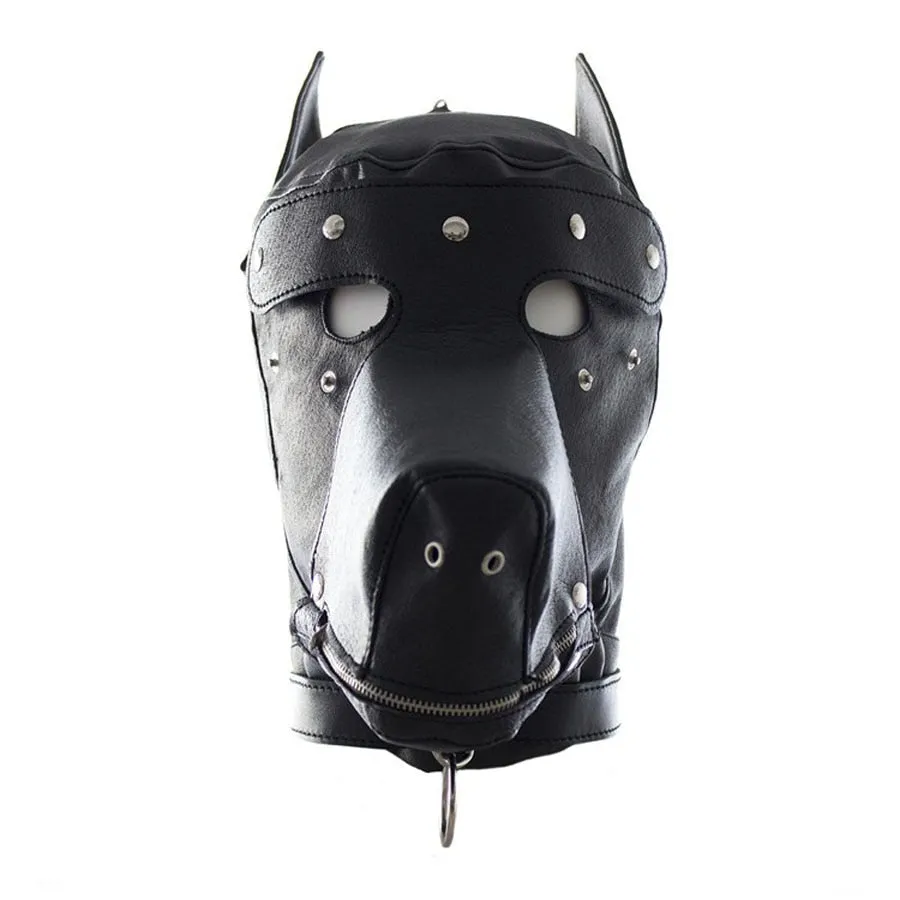 Leather Padded Hood