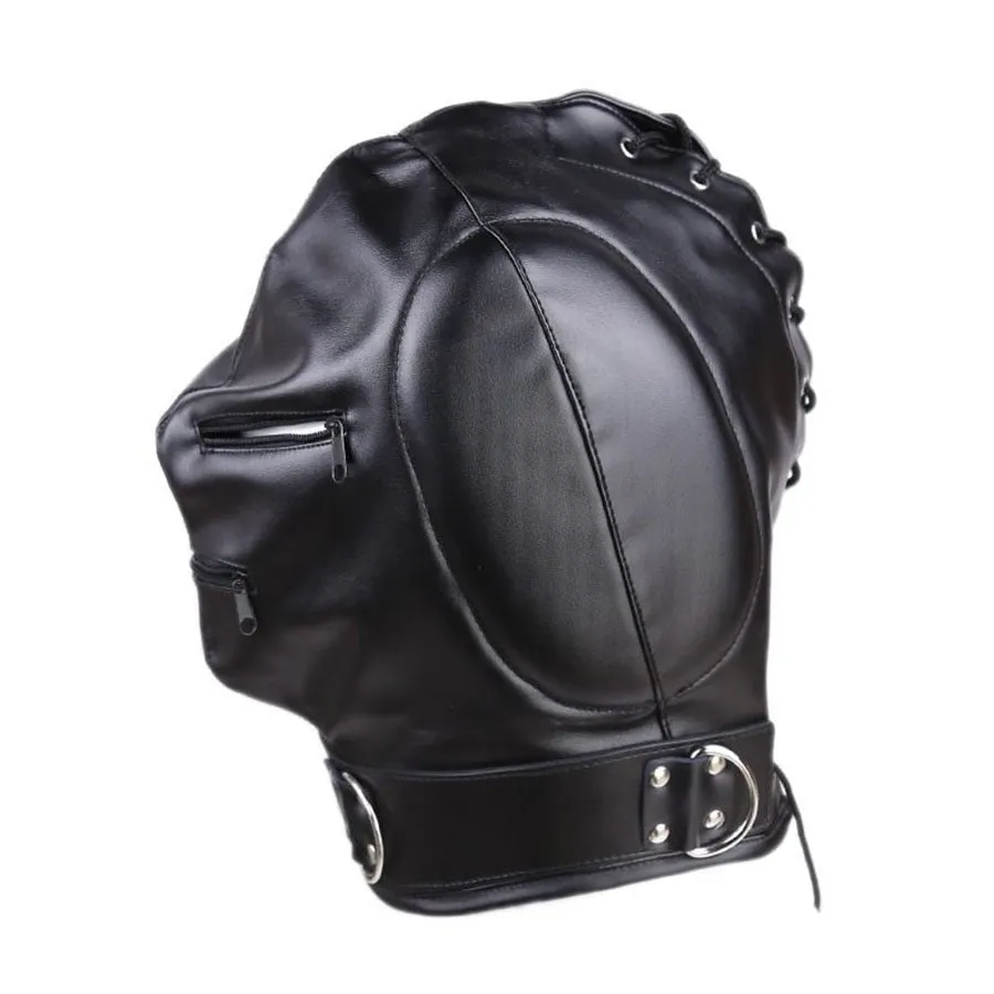 Leather Padded Hood
