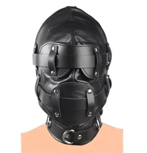 Leather Padded Hood