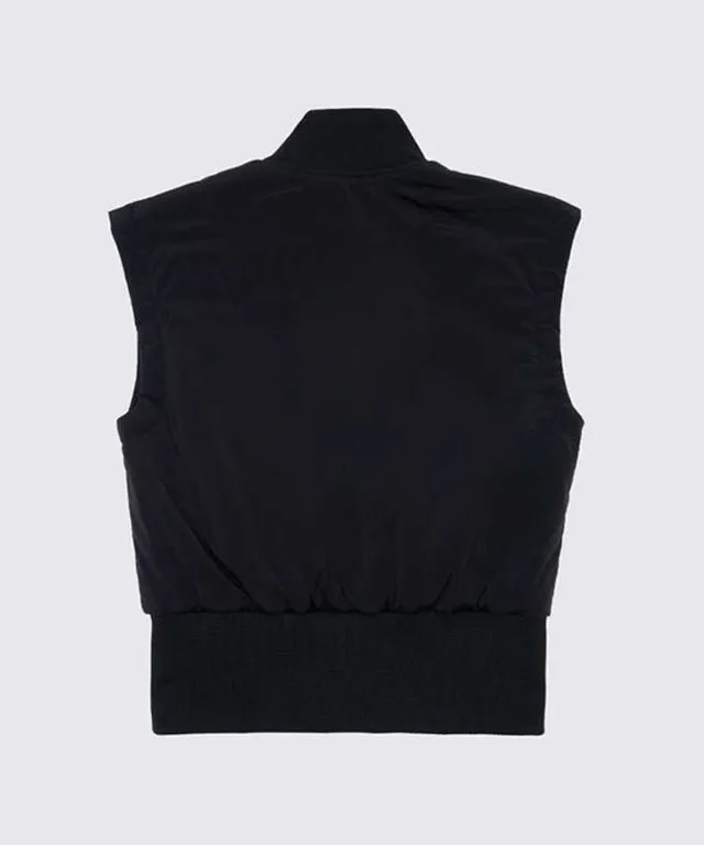 LENUCU Padded Vest - Black