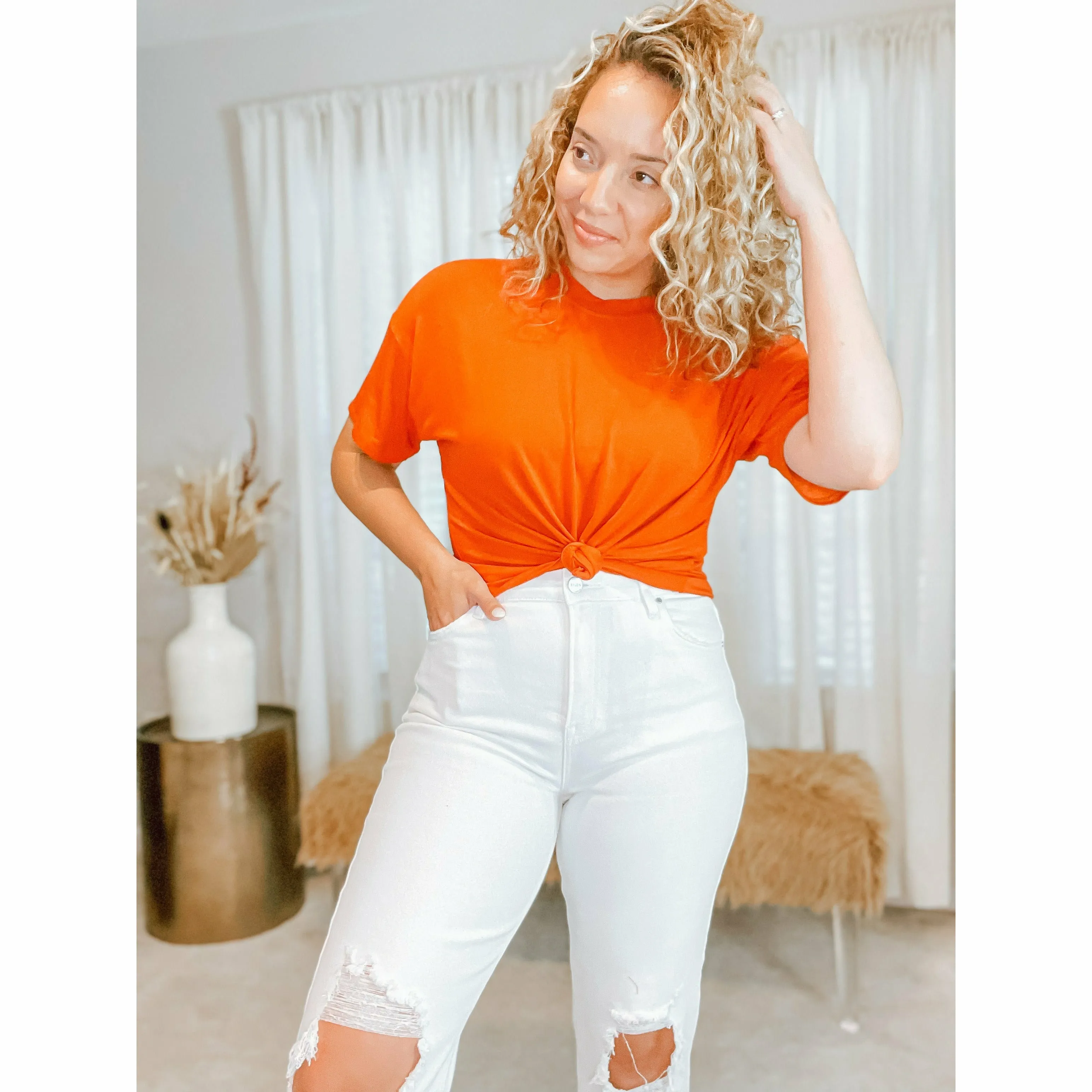 Leo Everyday Tee (Rust)